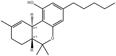 trans-6A,7,8,10A-Tetrahydro-6,6,9-trimethyl-3-pentyl-6H-dibenzo(B,D)pyran-1-ol