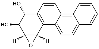 (+/-)-ANTI-CHRYSENE-1,2-DIOL-3,4-EPOXIDE Struktur