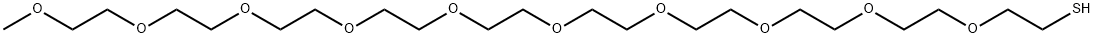 2,5,8,11,14,17,20,23,26,29-Decaoxahentriacontane-31-thiol Struktur