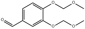 3,4-Bis(methoxymethoxy)benzaldehyde Struktur