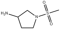 3-Amino-1-methanesulfonylpyrrolidine Struktur