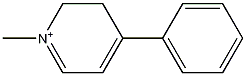 2,3-Dihydro-1-methyl-4-phenylpyridinium Struktur