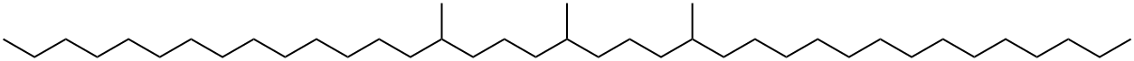 15,19,23-Trimethylheptatriacontane Struktur