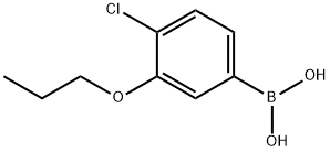 4-Chloro-3-propoxyphenylboronic acid Struktur