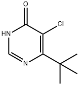 5-Chloro-6-tert-butyl-4-pyrimidinol Struktur