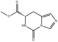 (S)-methyl 5-oxo-5,6,7,8-tetrahydroimidazo[1,5-c]pyrimidine-7-carboxylate Struktur