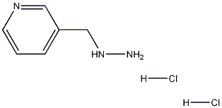 3-(hydrazinomethyl)pyridine dihydrochloride Struktur