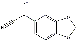 Amino-1,3-benzodioxol-5-ylacetonitrile Struktur