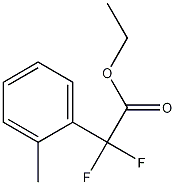 Ethyl 2,2-difluoro-2-o-tolylacetate Struktur