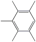 Pentamethylbenzene Struktur