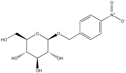 (4-Nitrophenyl)methyl-beta-D-glucopyranoside Struktur