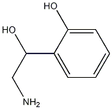 Benzenemethanol, alpha-(aminomethyl)-2-hydroxy-, (+-)- Struktur