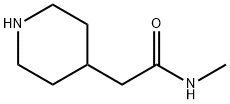 N-methyl-2-piperidin-4-ylacetamide hydrochloride Struktur