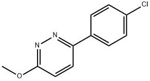 3-(4-chlorophenyl)-6-methoxypyridazine Struktur