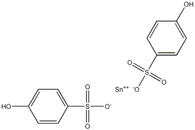 Benzenesulfonic acid, 4-hydroxy-, tin(2+) salt Struktur