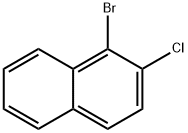 1-Bromo-2-chloronaphthalene Struktur