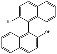 1-(2-Bromonaphthalen-1-yl)naphthalen-2-ol Struktur