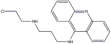 N-(9-Acridinyl)-N'-(2-chloroethyl)-1,3-propanediamine Struktur