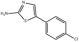 2-Amino-5-(4-chlorophenyl)thiazole Struktur