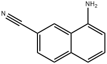 1-Aminonaphthalene-7-carbonitrile Struktur