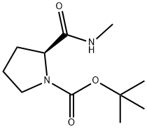 (S)-1-Boc-N-methylpyrrolidine-2-carboxamide Struktur