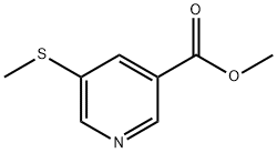 5-(甲硫基)煙酸甲酯, 74470-43-2, 結(jié)構(gòu)式