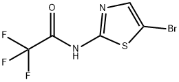 N-(5-Bromo-1,3-thiazol-2-yl)-2,2,2-trifluoroacetamide Struktur