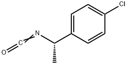 (S)-(-)-1-(4-CHLOROPHENYL)ETHYL ISOCYANATE: TECH., 90% Struktur