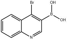 4-Bromoquinoline-3-boronic acid, 97% Struktur