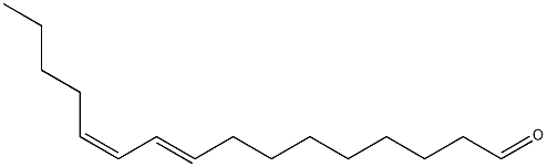 (E,Z)-9,11-Hexadecadienal Struktur