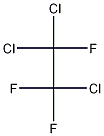 1,1,2-Trichlorotrifluoroethane Struktur