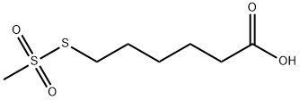 6-[(Methylsulfonyl)thio]hexanoic Acid Struktur