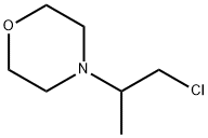 4-(2-chloro-1-methylethyl)morpholine hydrochloride Struktur