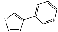 3-(1H-pyrrol-3-yl)pyridine Struktur