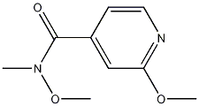 N,2-Dimethoxy-N-methylisonicotinamide Struktur