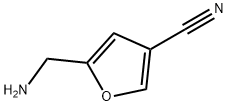 5-(Aminomethyl)furan-3-carbonitrile Struktur