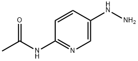 N-(5-hydrazinylpyridin-2-yl)acetamide Struktur