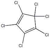 Perchlorocyclopentadiene Struktur