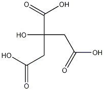 Citric acid Struktur