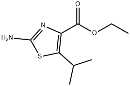 Ethyl 2-amino-5-isopropylthiazole-4-carboxylate Struktur