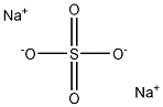 Sodium sulfate Struktur