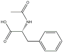 (2R)-2-acetamido-3-phenyl-propionic acid Struktur