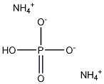 Ammonium hydrogen orthophosphate Struktur