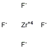 Zirconium fluoride Struktur