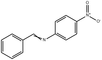 benzylidene-(4-nitrophenyl)amine Struktur