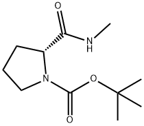 (R)-1-Boc-N-methylpyrrolidine-2-carboxamide Struktur