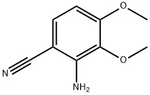 2-amino-3,4-dimethoxybenzonitrile Struktur