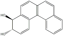 Benzo(C)phenanthrene-3,4-diol, 3,4-dihydro-, trans-(+-)- Struktur