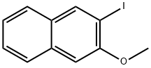 2-Iodo-3-methoxynaphthalene Struktur