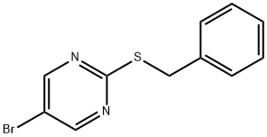 2-(Benzylthio)-5-bromopyrimidine Struktur